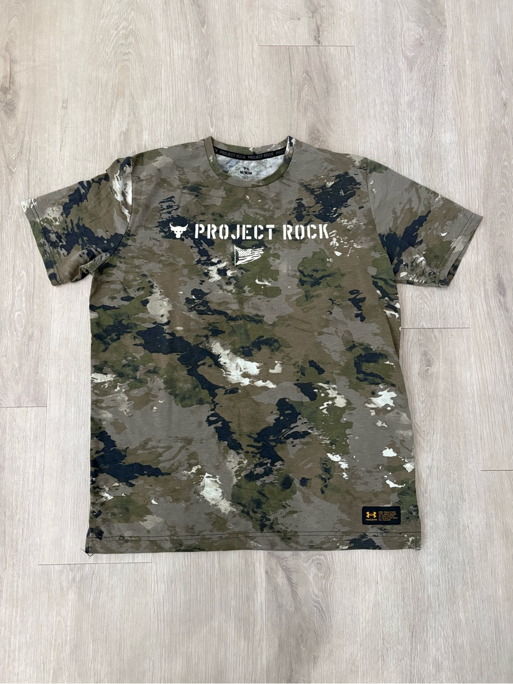 Under Armor Project Rock camo tee